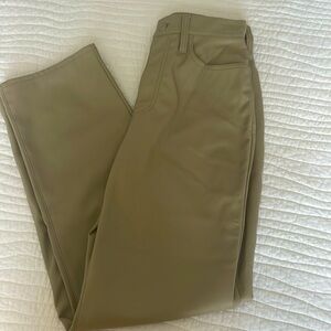 New Madewell vegan leather straight jean